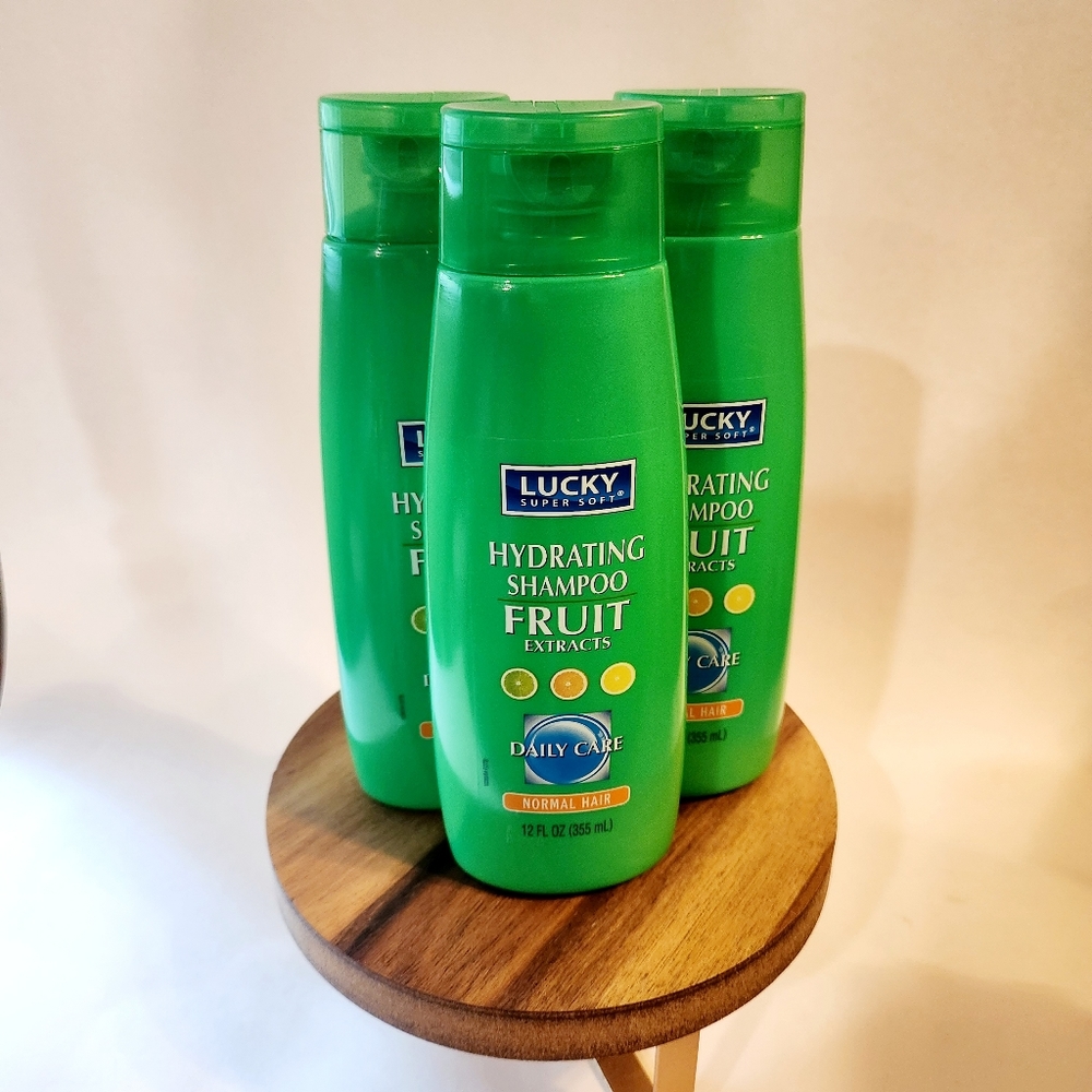 3 Pack • Lucky Super Soft Hydrating Shampoo with Fruit Extracts 12 oz